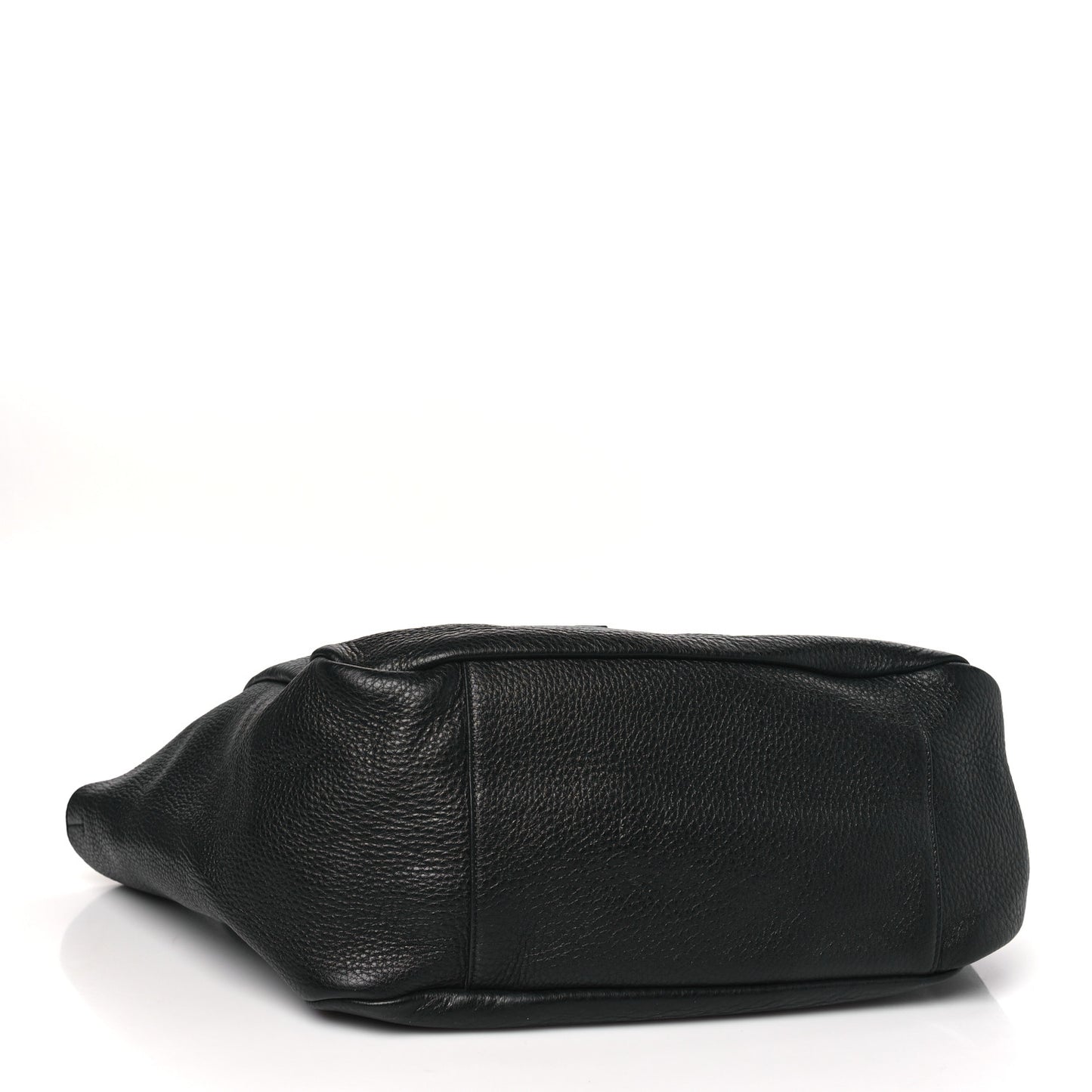 Grained Deerskin Bea Tote Black