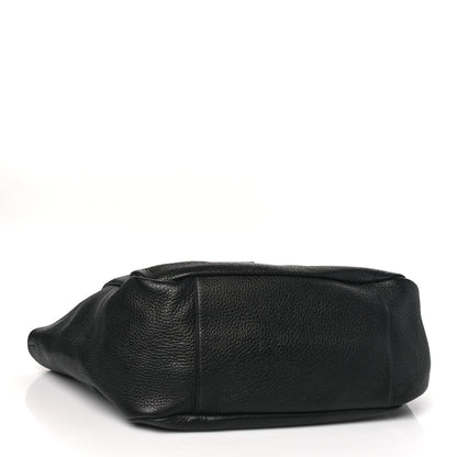 Saint Laurent Grained Deerskin Bea Tote Black 3 of 7