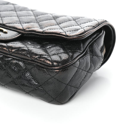 Chanel Crumpled Grained Calfskin Quilted Small Shiva Flap Black 10 of 10