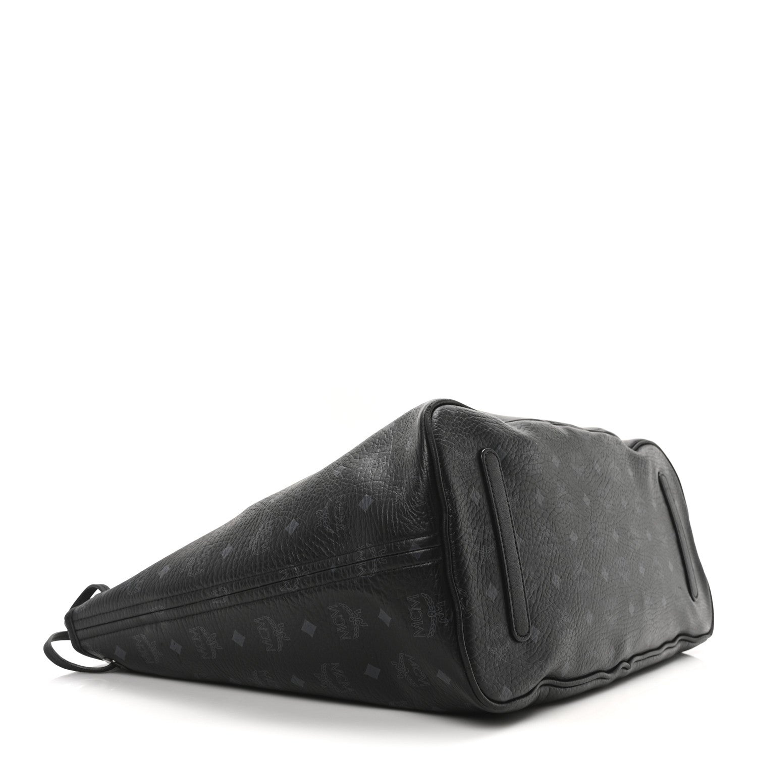MCM Visetos Large Liz Reversible Shopper Tote Black 5 of 10