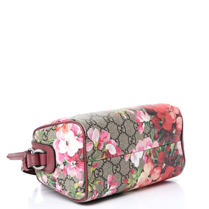 Gucci GG Supreme Monogram Blooms Mini Boston Beige Multicolor Dry Rose 3 of 12