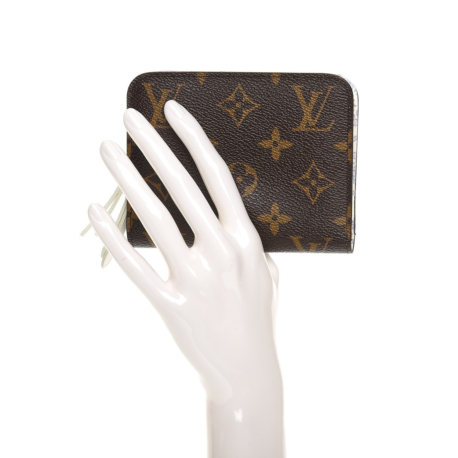 Louis Vuitton Monogram Fleuri Insolite PM Wallet Violet 2 of 7