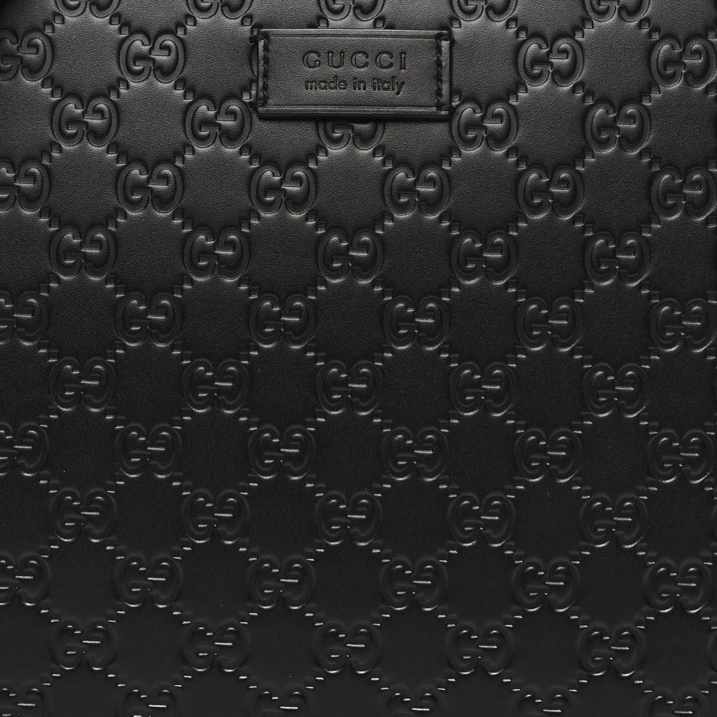 Guccissima Signature Messenger Bag Black