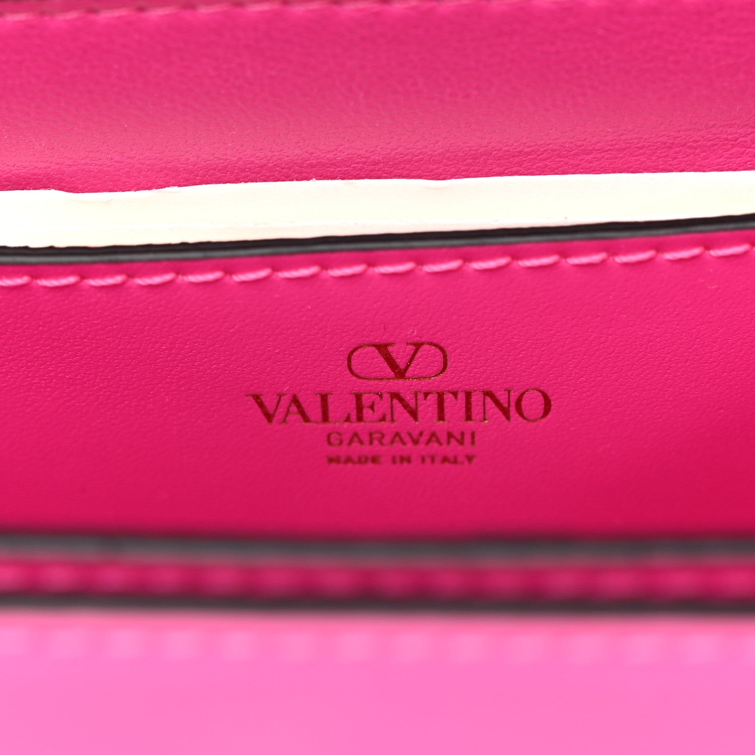 Valentino Garavani Smooth Calfskin Enamel Tonal Small Rockstud23 Shoulder Bag Pink PP 6 of 9