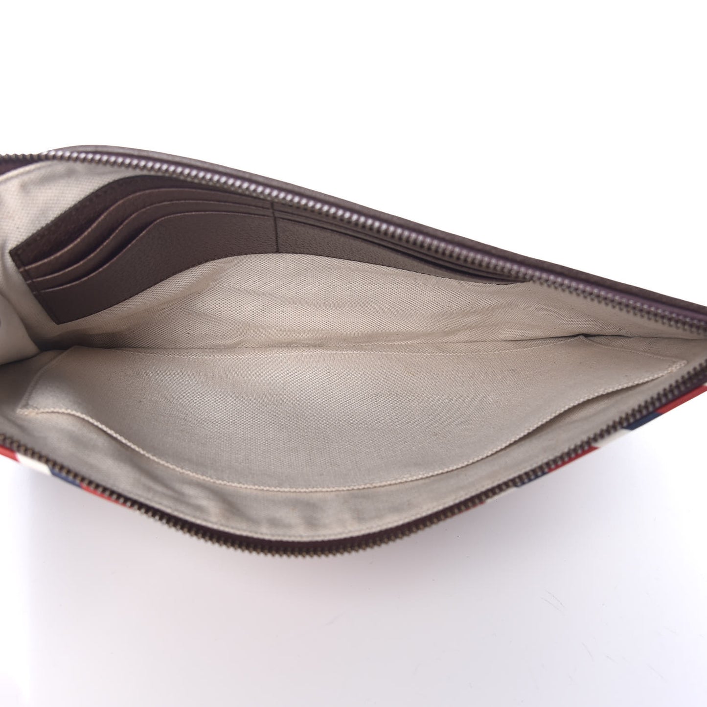 GG Supreme Monogram Courrier Documents Holder Beige New Acero