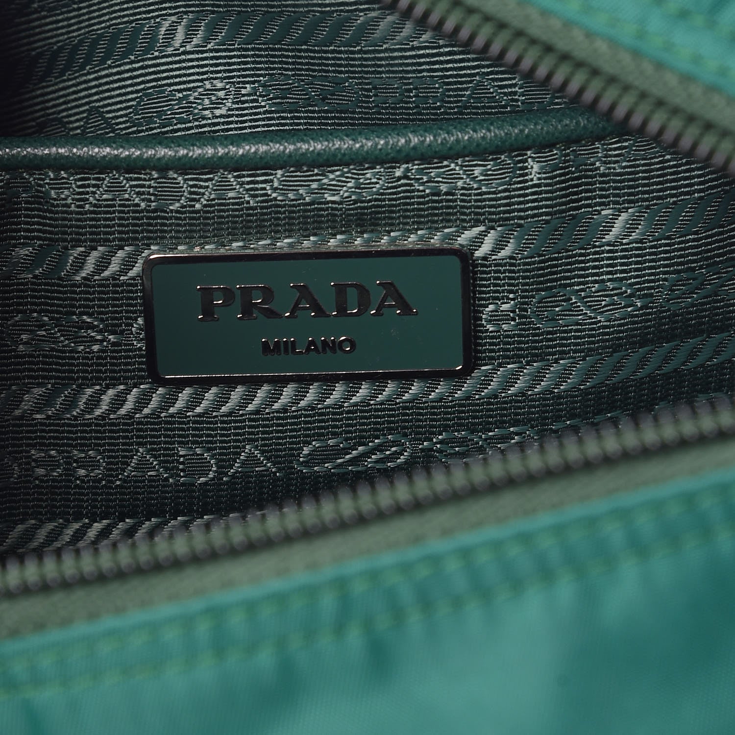Prada Nylon Vela Saffiano Messenger Bag Oleandro 6 of 9