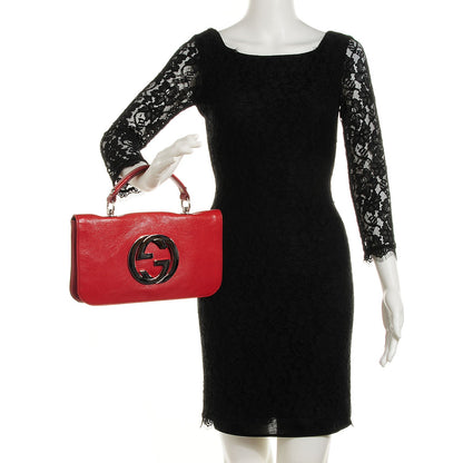 Gucci Leather Blondie Flap Red 2 of 7