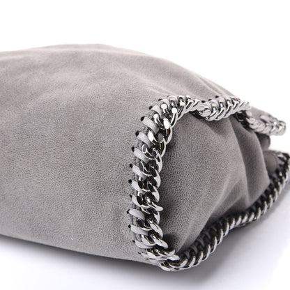 Stella McCartney Shaggy Deer Mini Falabella Fold Over Tote Light Grey 6 of 9