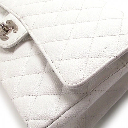 Chanel Caviar Quilted Small Double Flap White 6 of 11