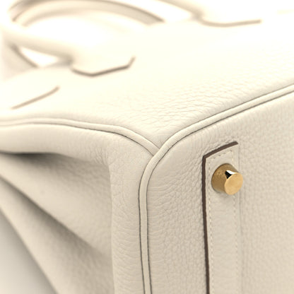 Hermes Togo Birkin 30 Gris Pale 11 of 12