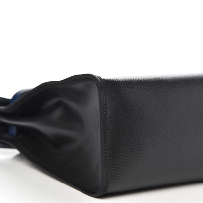 Hermes Toile H Berline Vache Hunter Herbag Zip PM 31 Bleu Encre Black 7 of 10