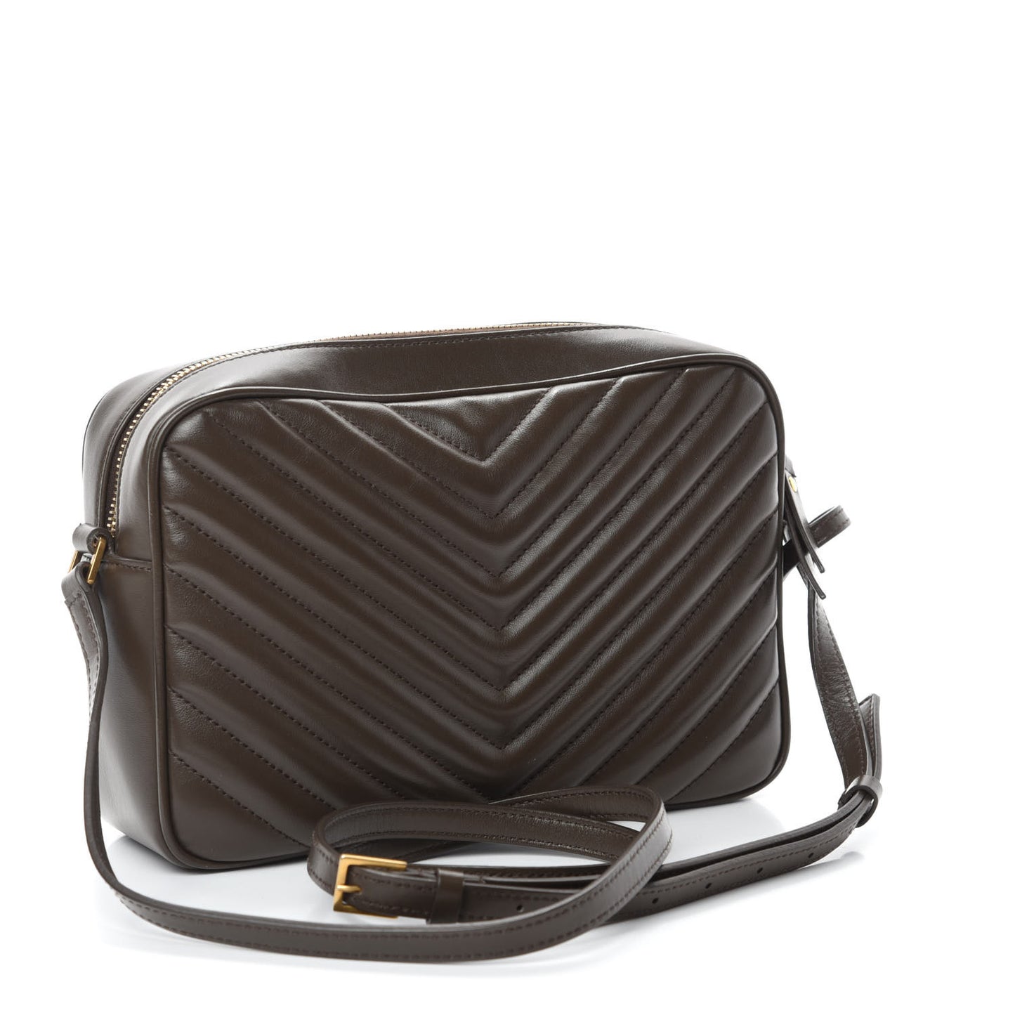 Calfskin Matelasse Monogram Lou Camera Bag Faggio