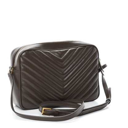 Saint Laurent Calfskin Matelasse Monogram Lou Camera Bag Faggio 3 of 10