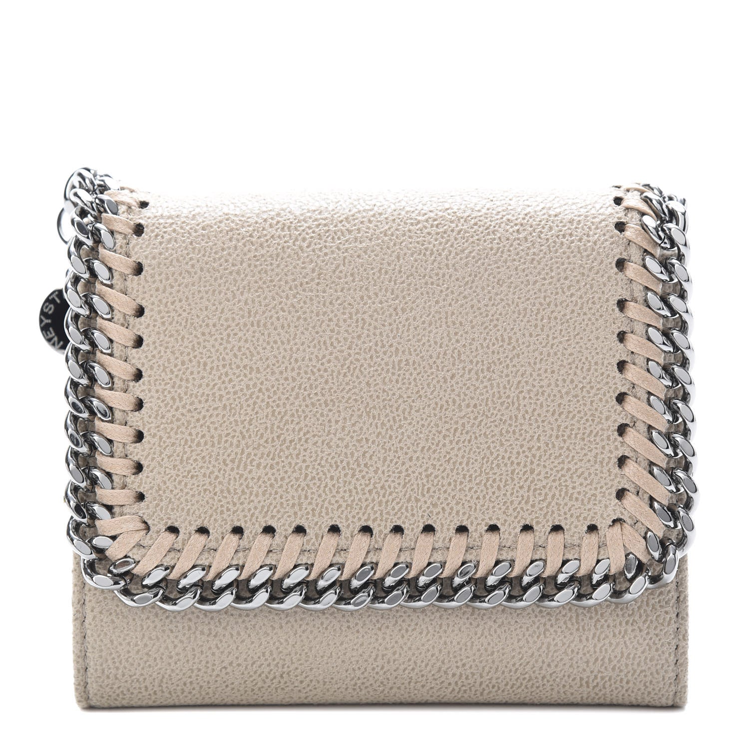 Stella McCartney Shaggy Deer Small Falabella Flap Wallet Beige 1 of 8