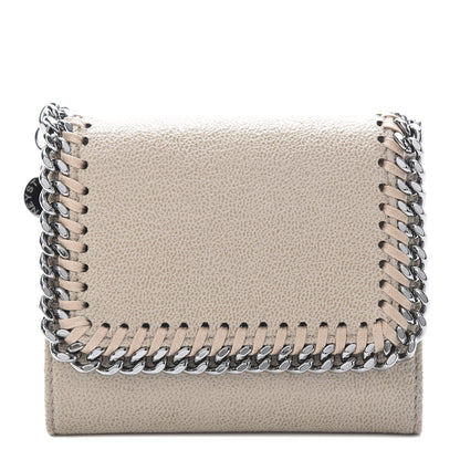 Stella McCartney Shaggy Deer Small Falabella Flap Wallet Beige 1 of 8