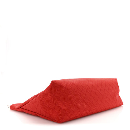 Bottega Veneta Econyl Jacquard Nylon Intreccio Zip Pouch Clutch Tomato 4 of 8