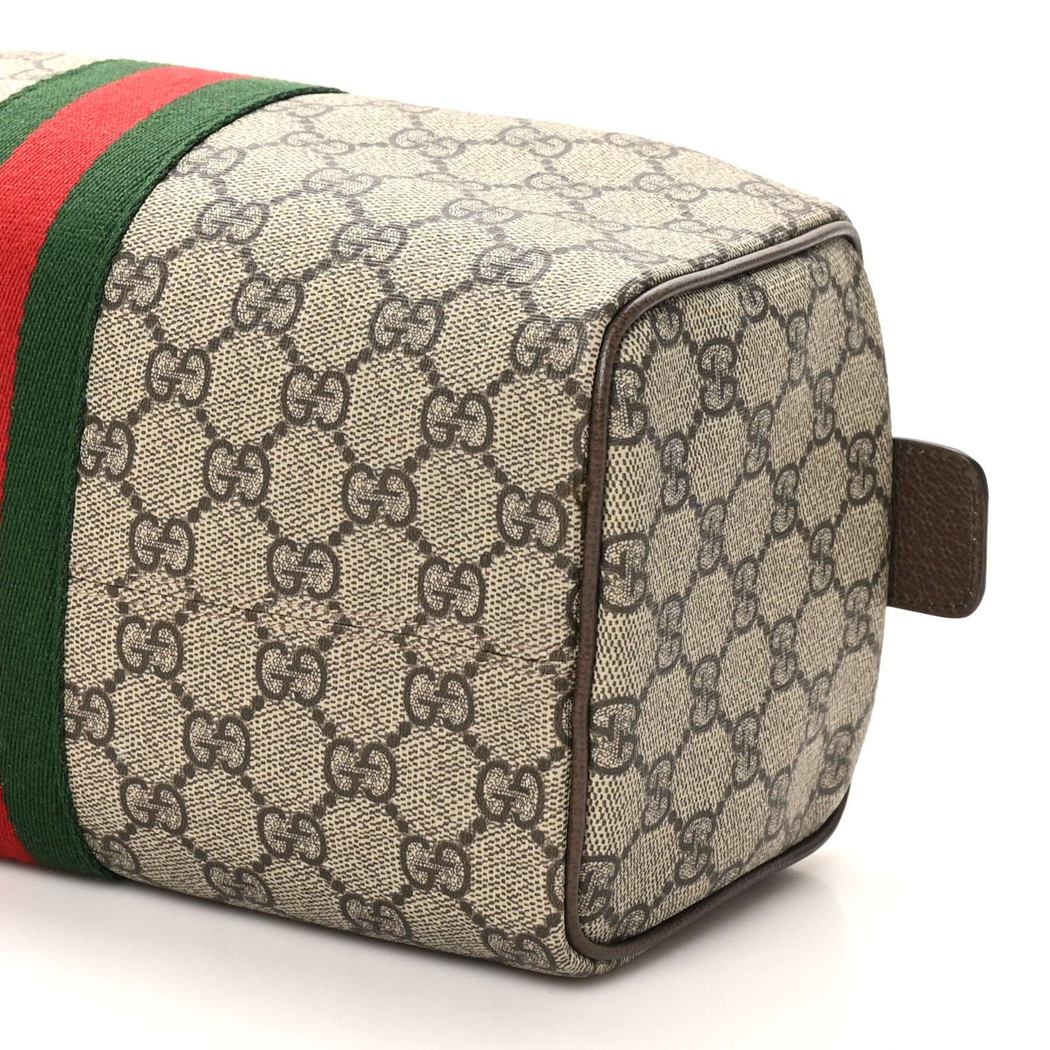 Gucci Monogram Web Cosmetic Case Beige Ebony New Acero 9 of 9