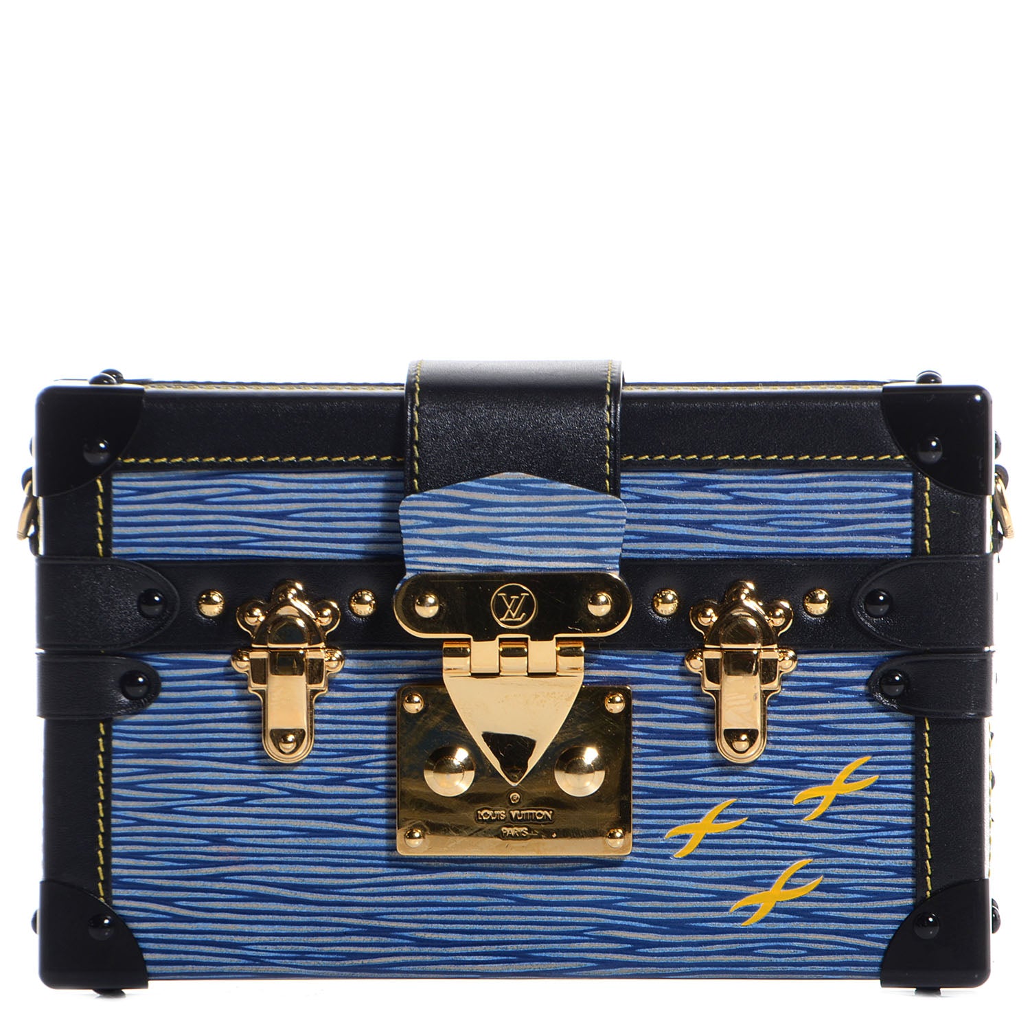 Louis Vuitton Epi Petite Malle Denim Light 1 of 9