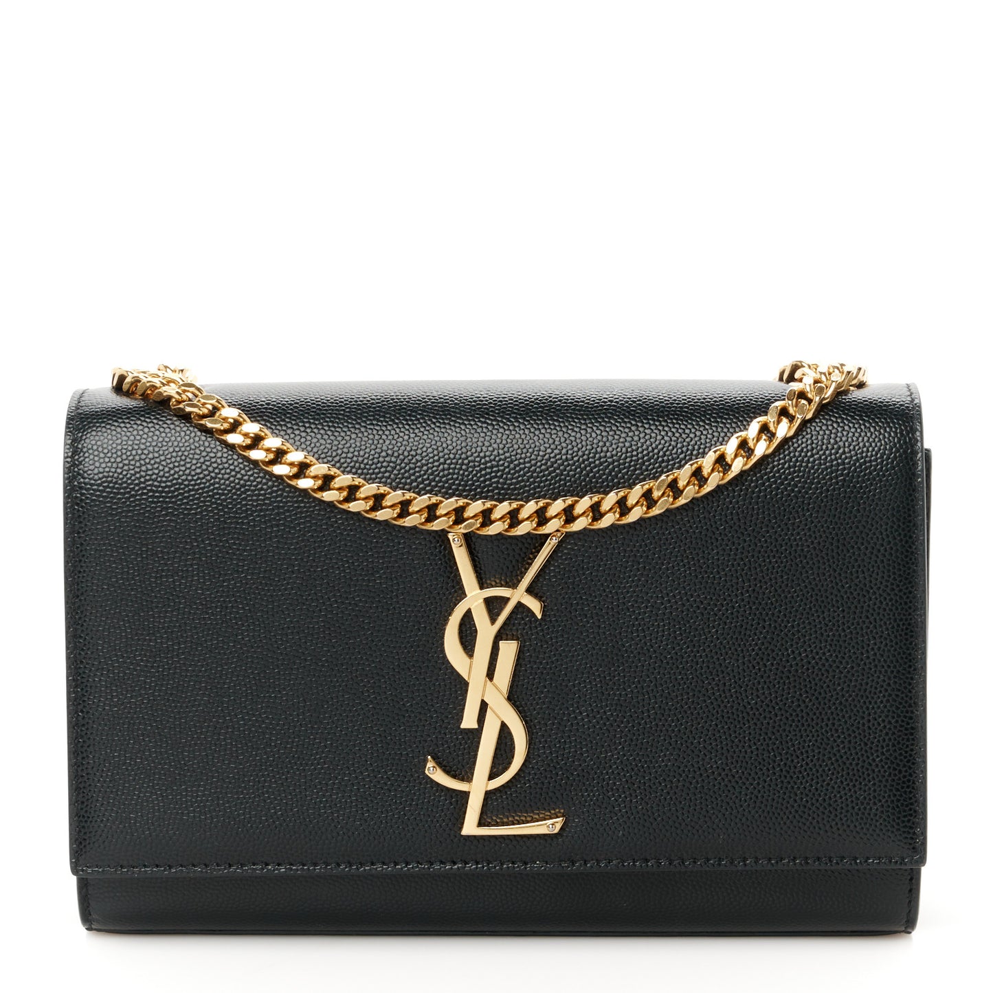 Grain De Poudre Small Monogram Kate Satchel Black