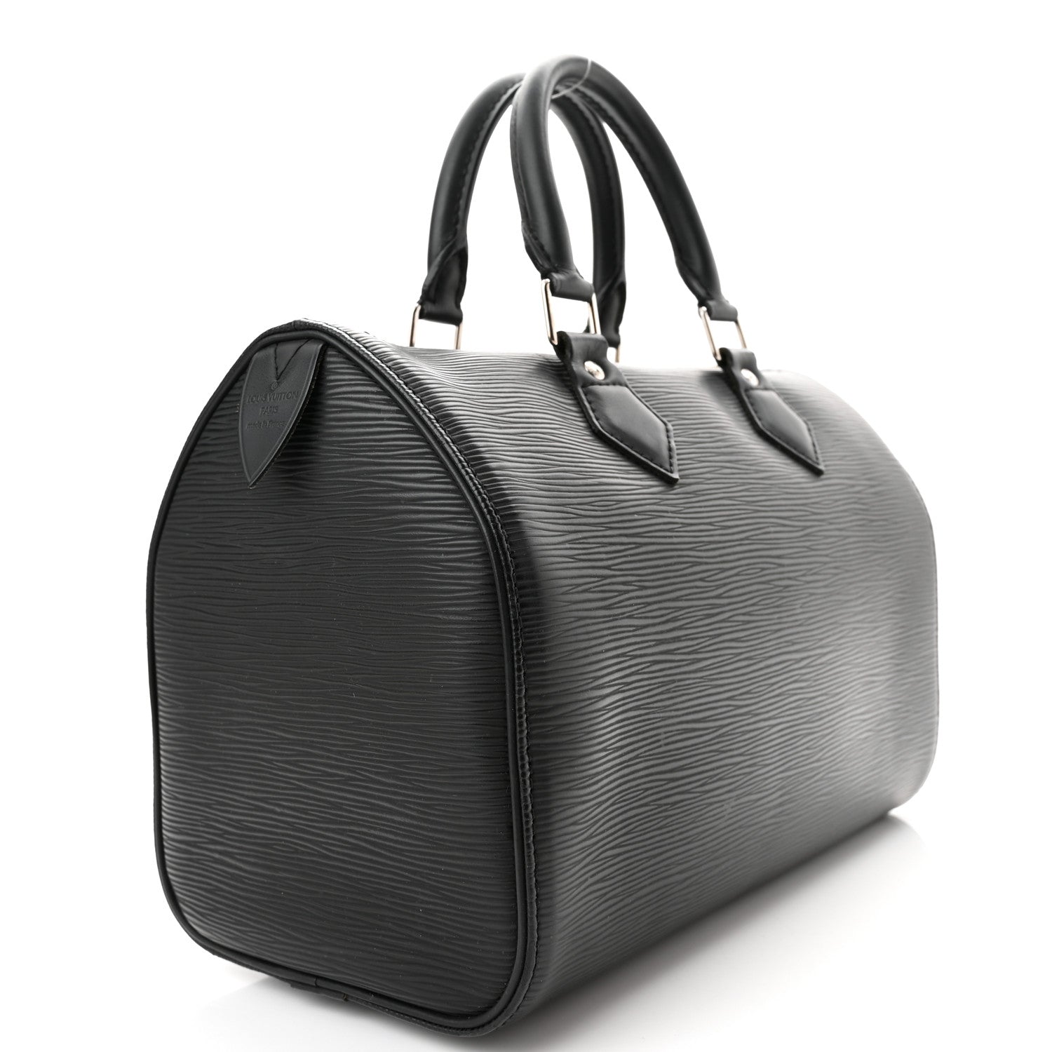 Louis Vuitton Epi Speedy 25 Black 3 of 10