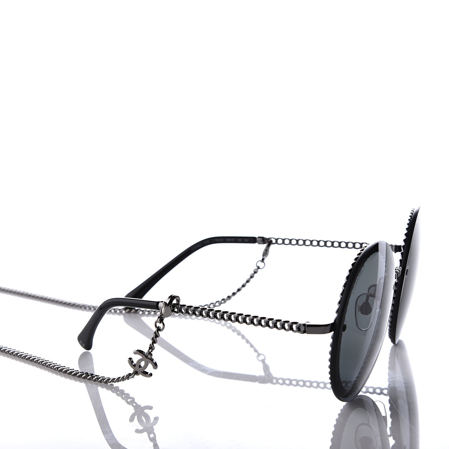 Round Chain Sunglasses 4245 Gold