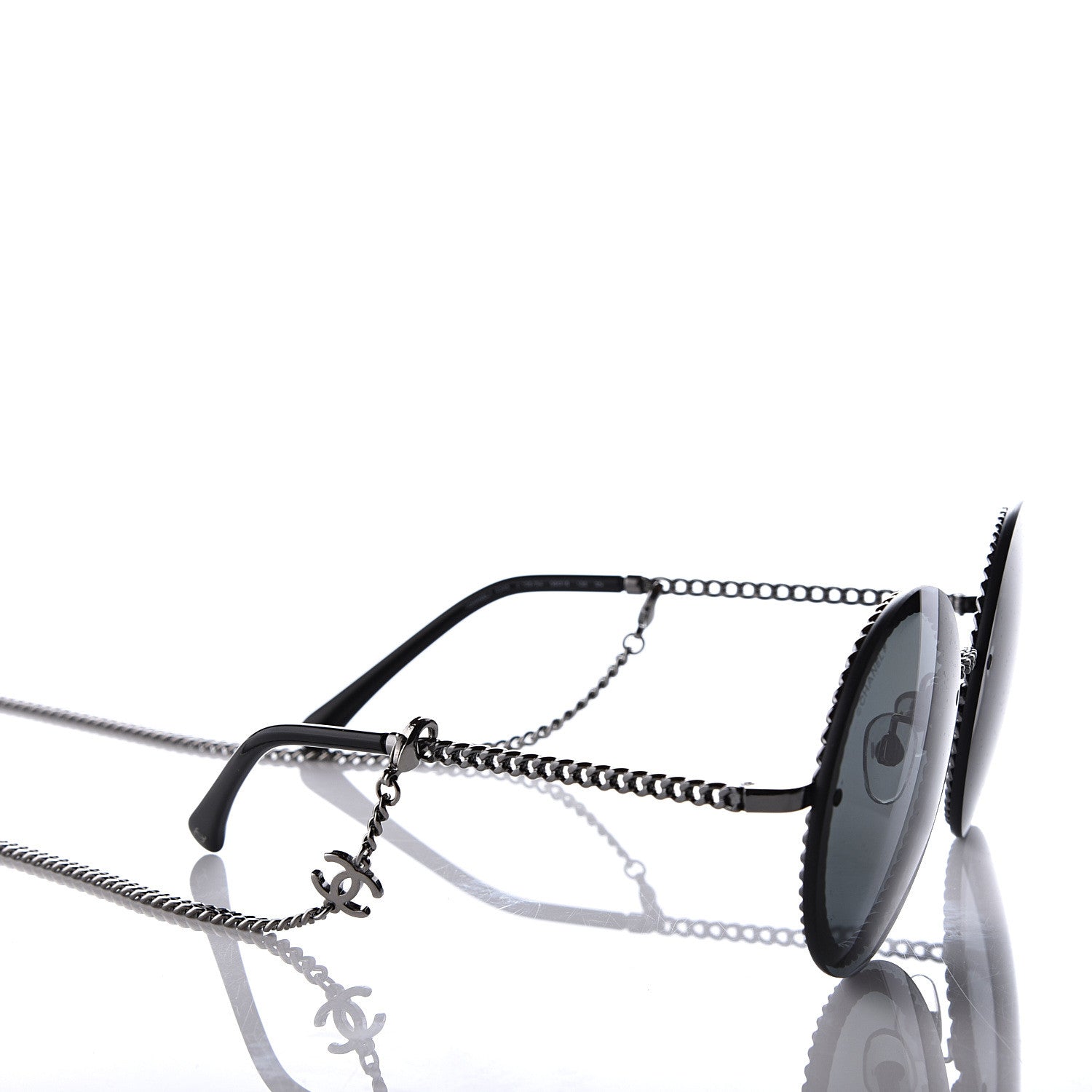 Chanel Round Chain Sunglasses 4245 Gold 13 of 14