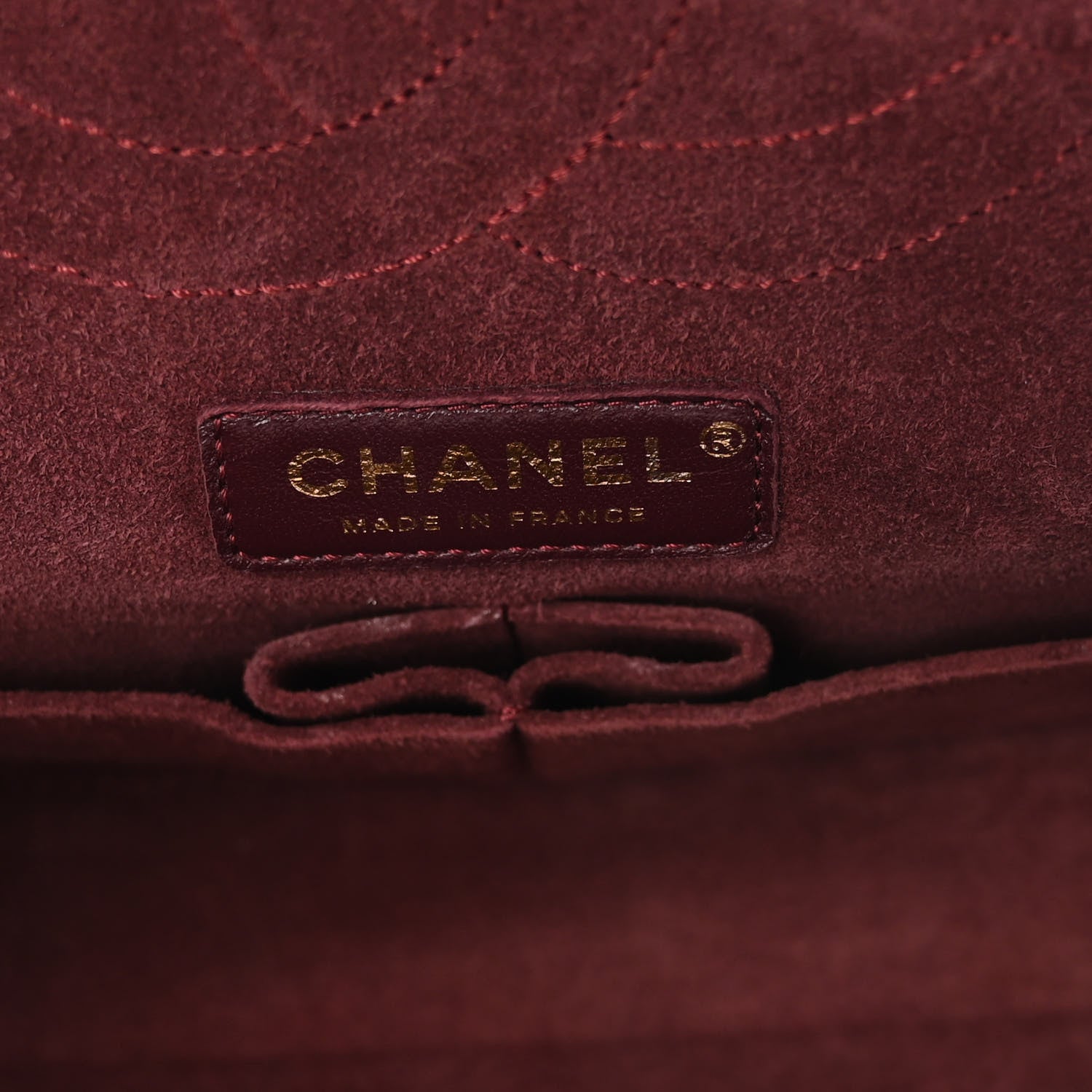 Chanel Smooth Calfskin Knit Nude 2.55 Reissue 225 Flap Navy 6 of 11