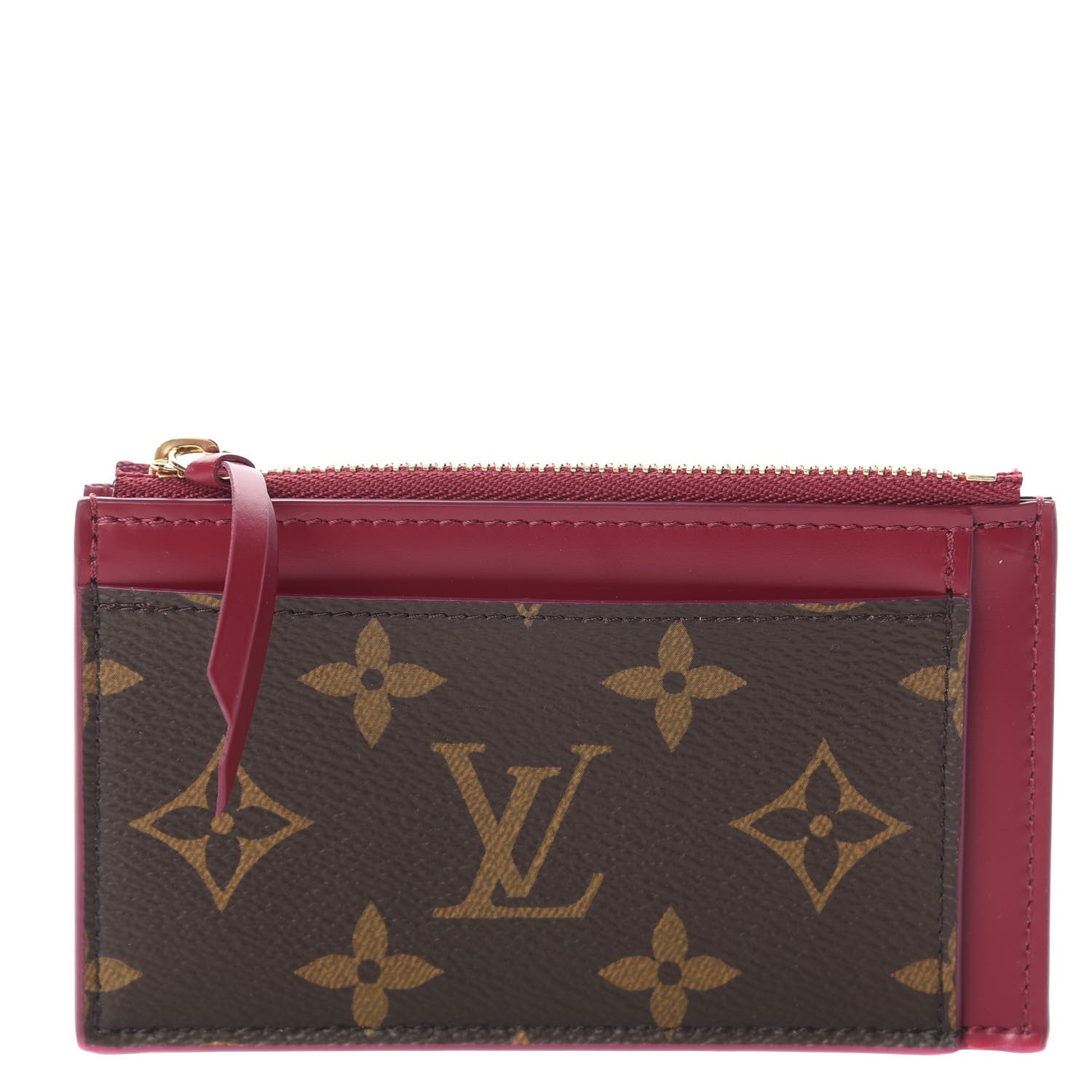 Louis Vuitton Monogram Zipped Card Holder Fuchsia 1 of 5