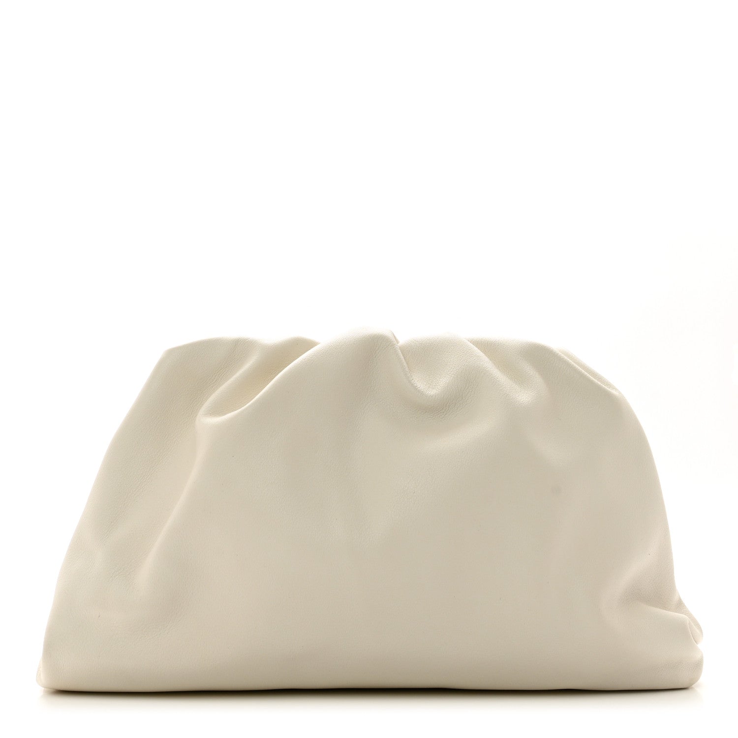 Bottega Veneta Smooth Butter Calf The Pouch Oversized Clutch Plaster 1 of 7