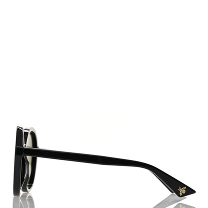 Gucci Acetate Round Sunglasses GG0023S Black 3 of 7