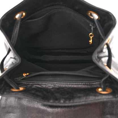 Chanel Caviar CC Backpack Black 5 of 12