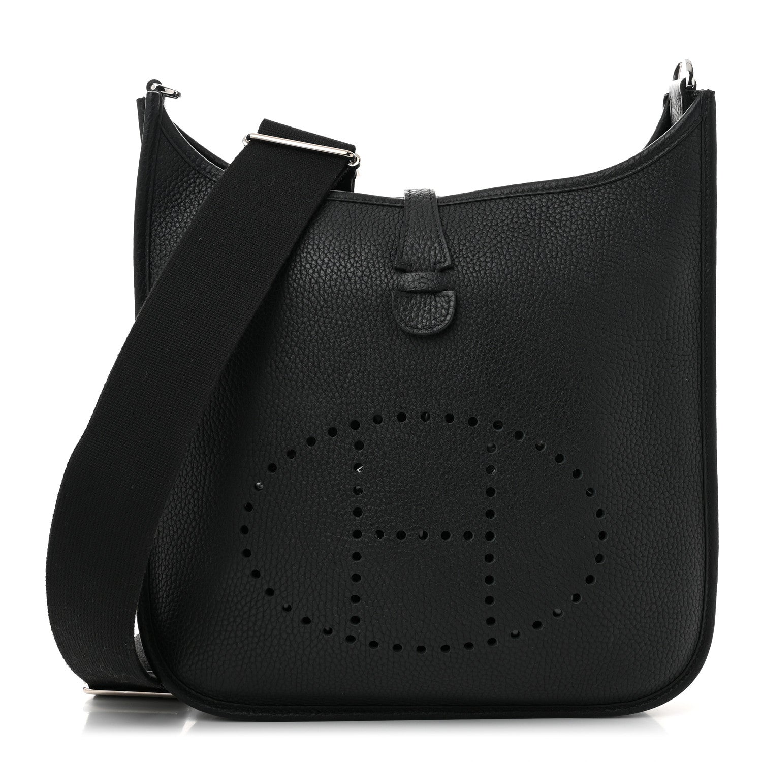 Hermes Taurillon Clemence Evelyne III PM Black 1 of 10