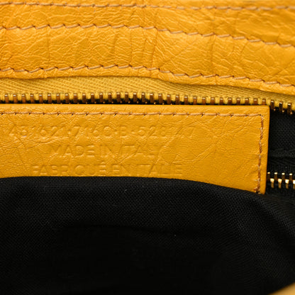 Balenciaga Agneau Classic Silver Hardware S City Jaune Epi 8 of 17