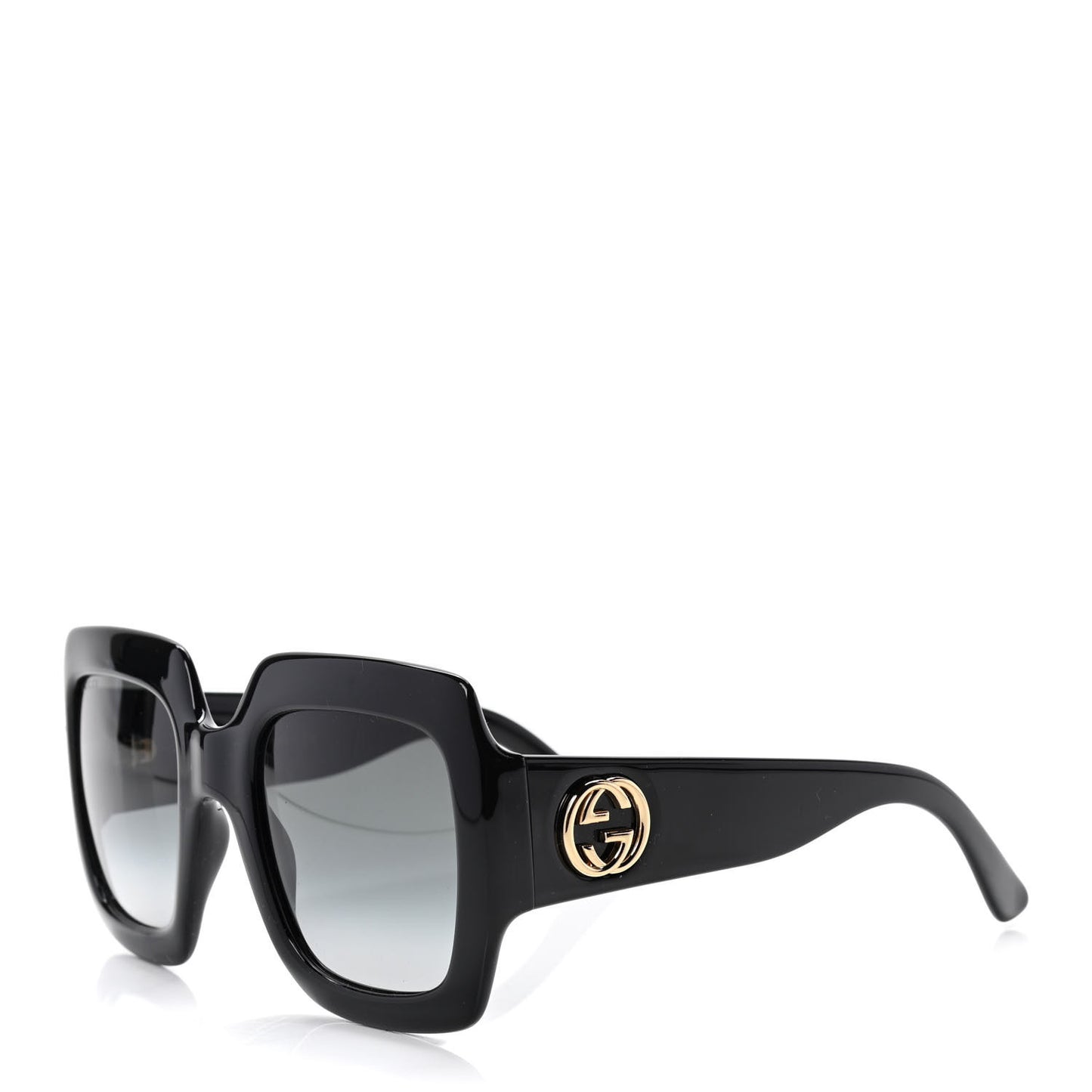 Acetate Square Frame Sunglasses GG0053S Black