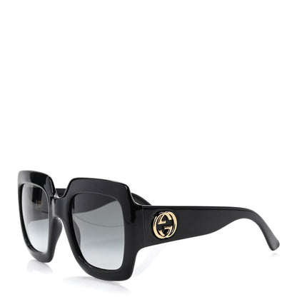 Gucci Acetate Square Frame Sunglasses GG0053S Black 1 of 5