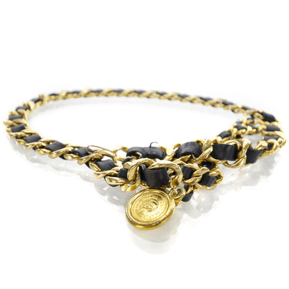 Chanel Leather Chain CC Coin Belt Gold 1 of 6