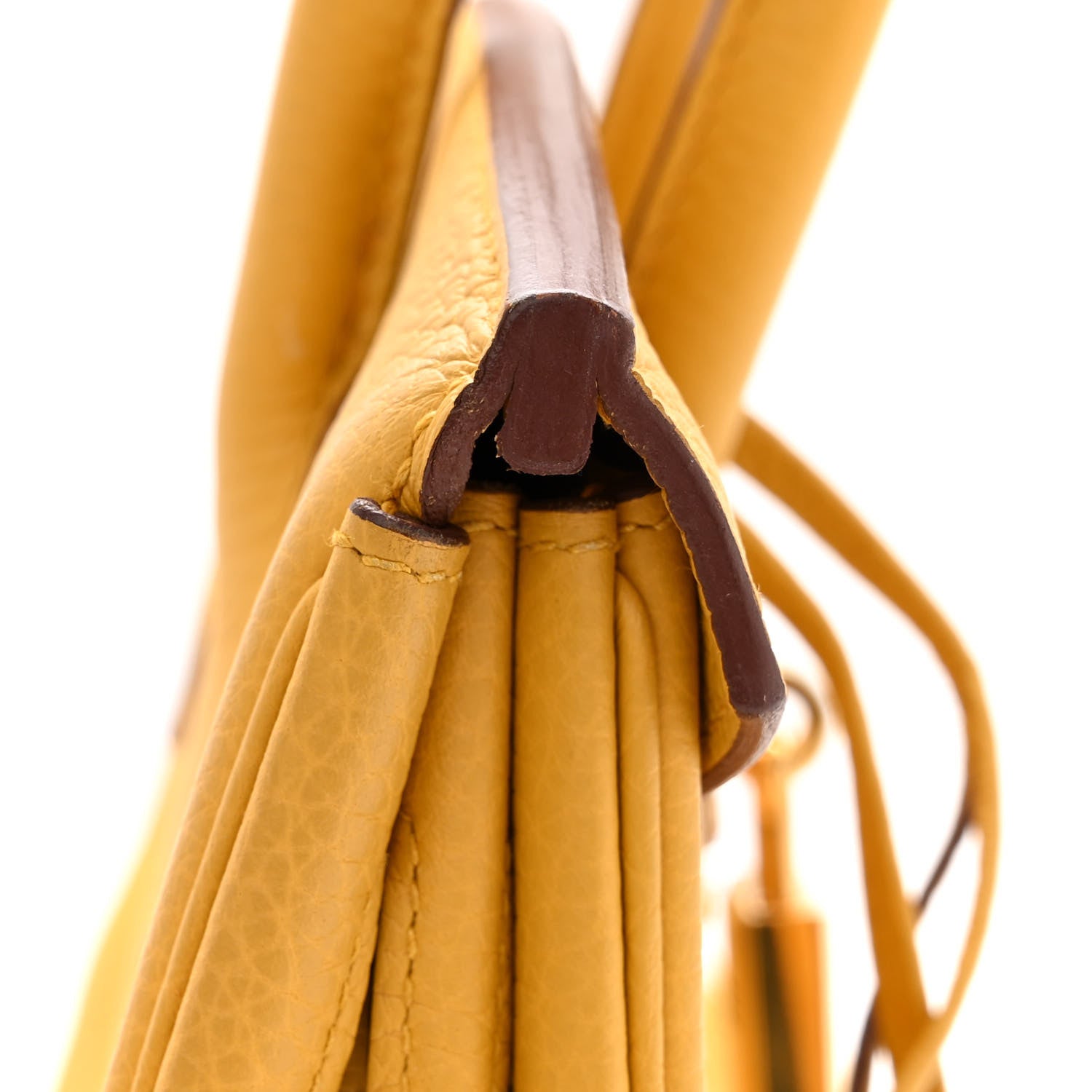 Hermes Togo BIRKIN 30 Jaune Ambre 11 of 12