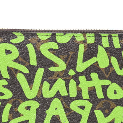 Louis Vuitton Monogram Graffiti Zippy Wallet Green 8 of 10