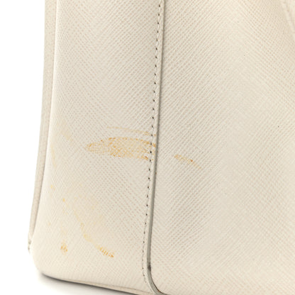 Prada Saffiano Medium Galleria Double Zip Tote Bianco 12 of 14