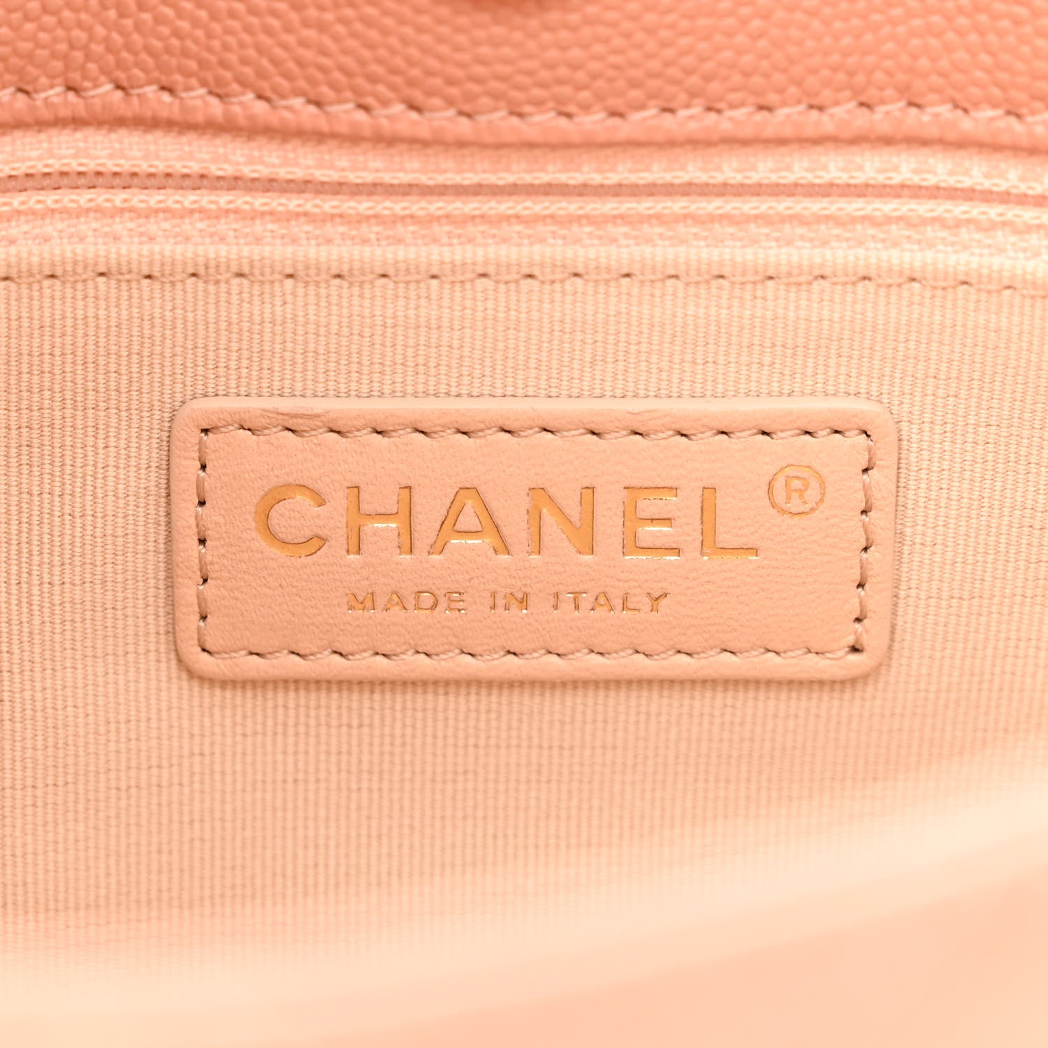 Chanel Caviar Quilted Wavy CC Hobo Beige 6 of 11