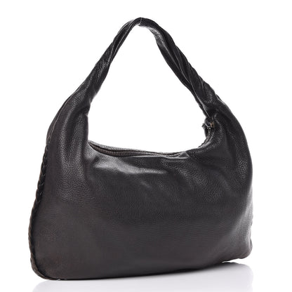 Bottega Veneta Cervo Braided Medium Veneta Hobo Ebano 3 of 9