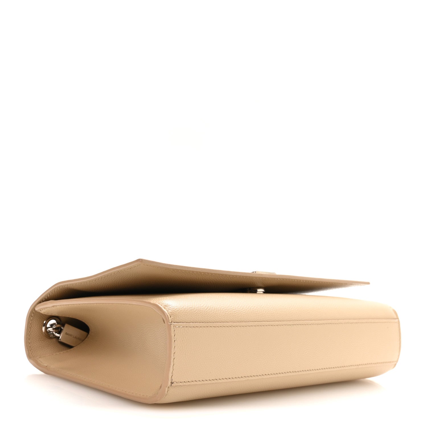 Saint Laurent Grain De Poudre Medium Monogram Kate Satchel Sable Beige 4 of 10