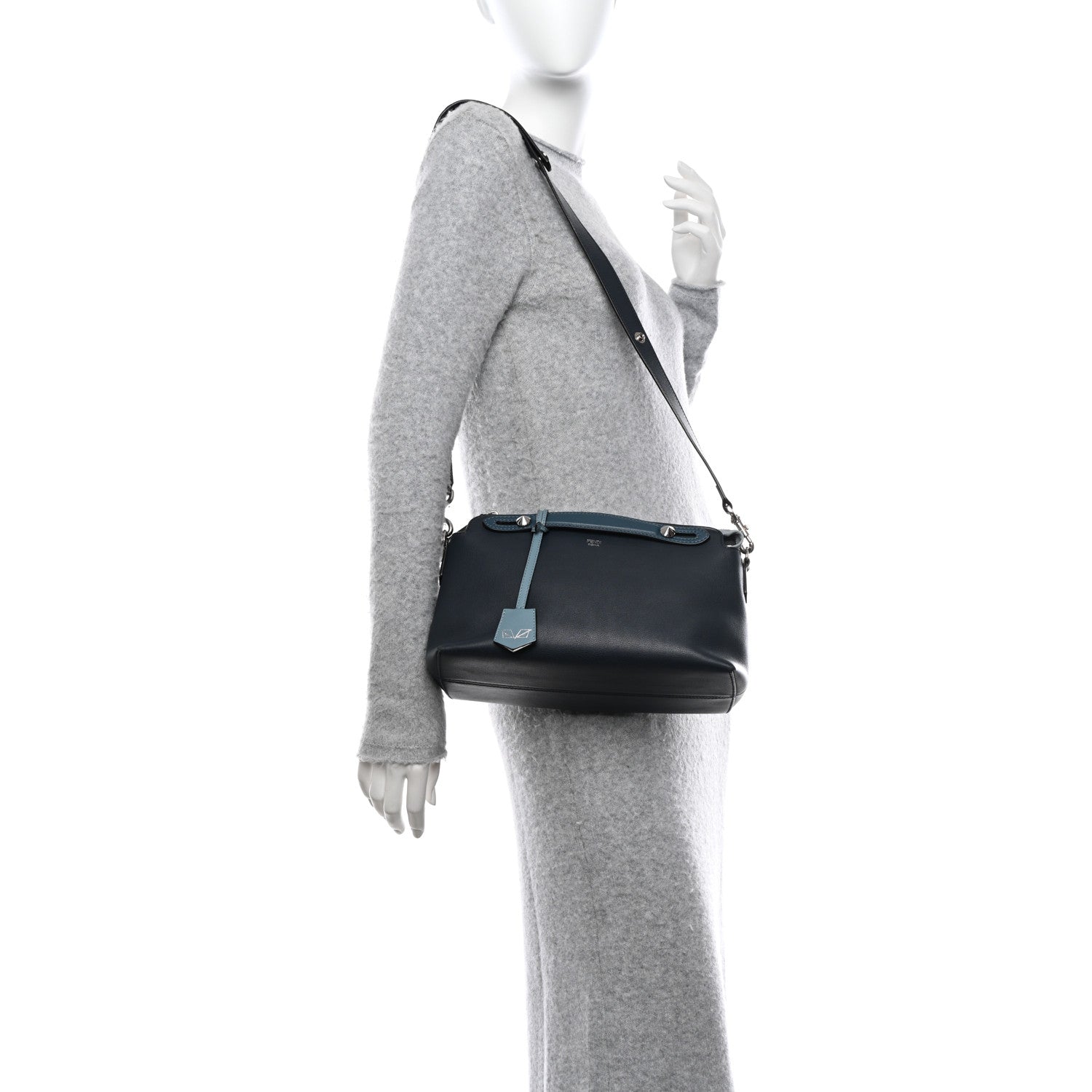 Fendi Vitello Dolce 4 Color Medium By The Way Boston Bag Lavagna Riviera Multicolor 2 of 16