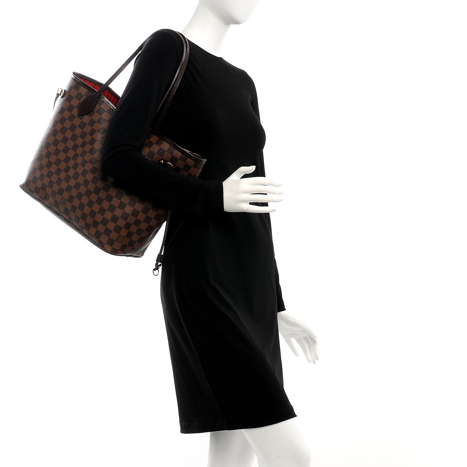 Louis Vuitton Damier Ebene Neverfull MM 2 of 15