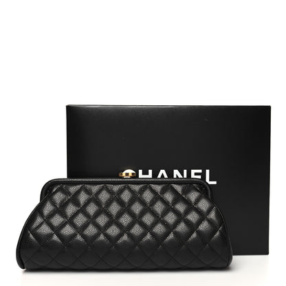 Chanel Caviar Quilted Timeless Clutch Black 12 of 12