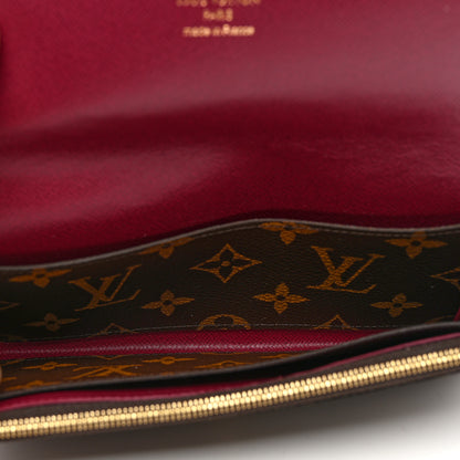 Louis Vuitton Monogram Emilie Wallet Fuchsia 5 of 7