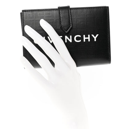 Givenchy Calfskin 4G Embossed G-Essentials Bifold Wallet Black 2 of 6