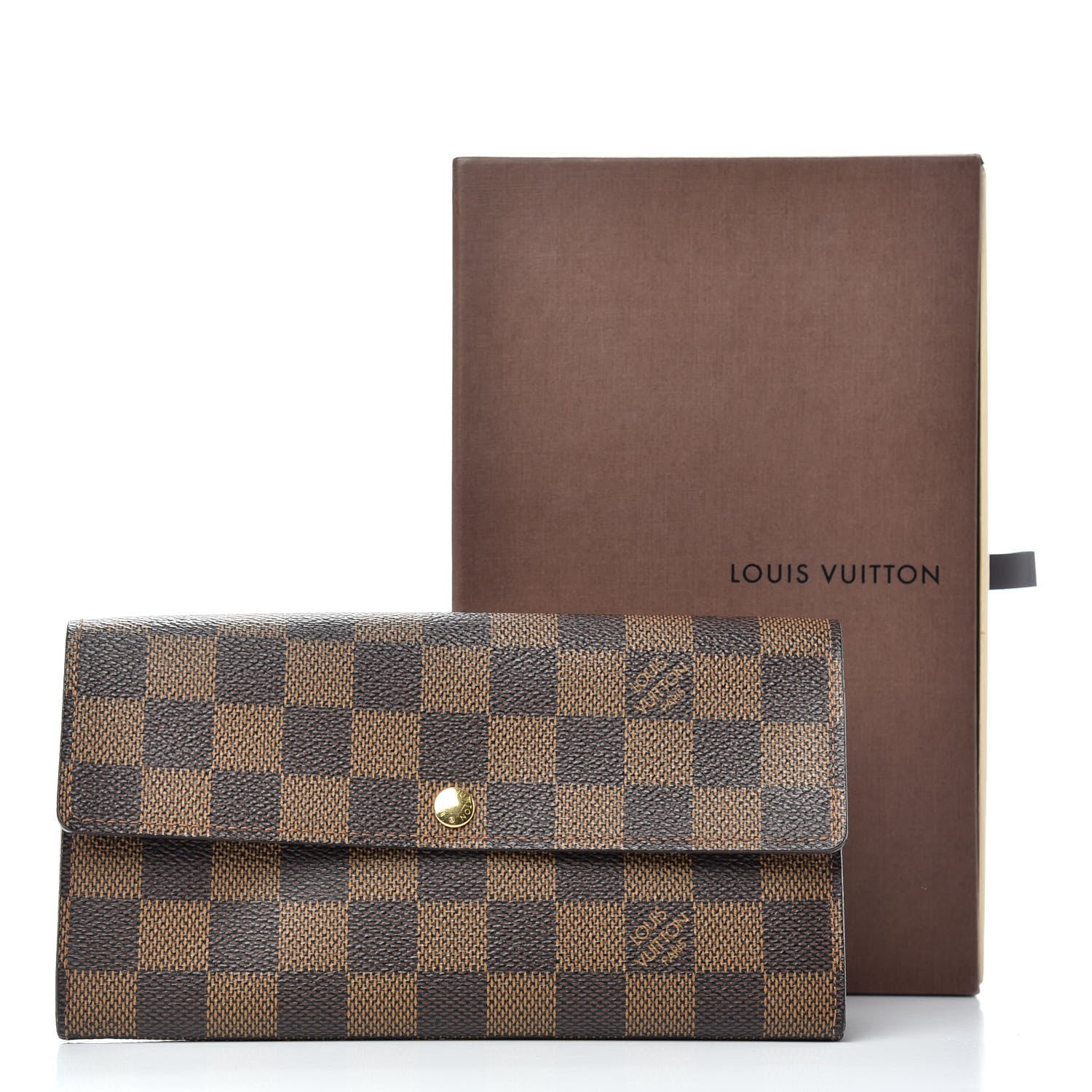Louis Vuitton Damier Ebene Sarah Wallet 7 of 7