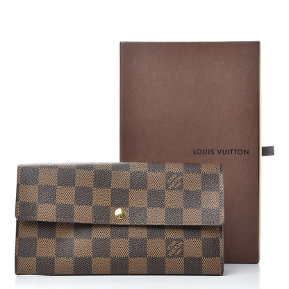 Louis Vuitton Damier Ebene Sarah Wallet 7 of 7