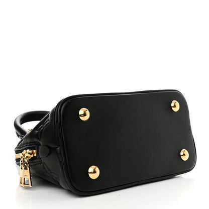 Louis Vuitton Calfskin Bubblegram Alma BB Black 4 of 10